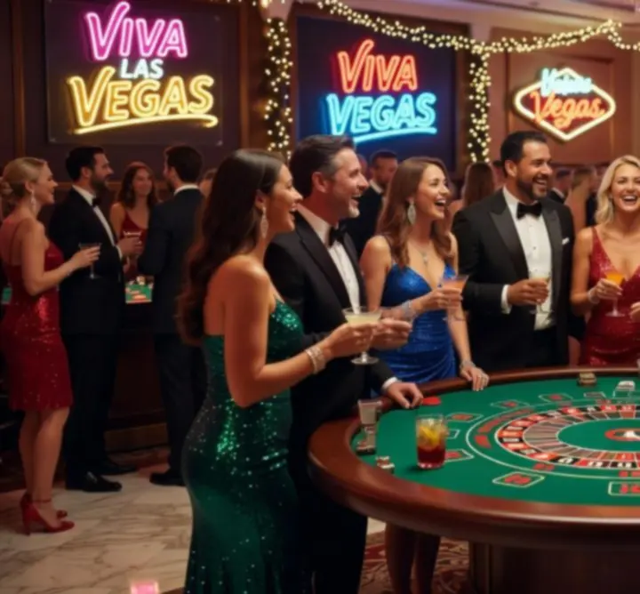 Las Vegas Party z mobilnymi stołami kasynowymi od 
