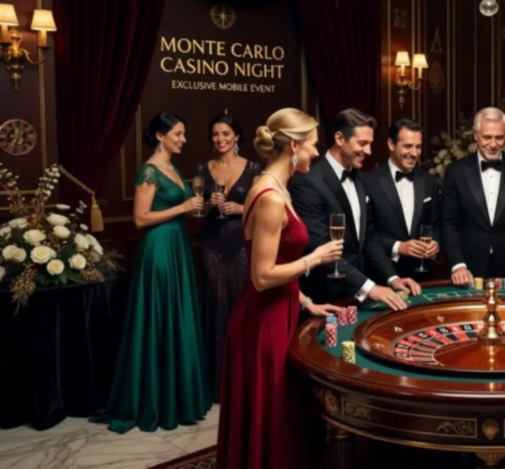 Scenariusz eventu inspirowany Monte Carlo z elegancką aranżacją kasyna